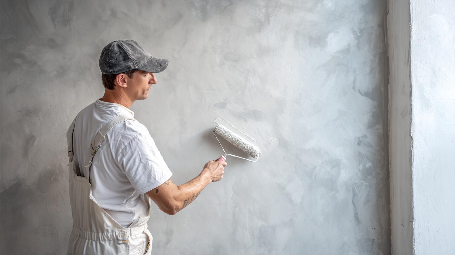 Postupy krok za krokem při malování interiéru (Teplice). Krok 2: Aplikuje se základní nátěr a penetrace