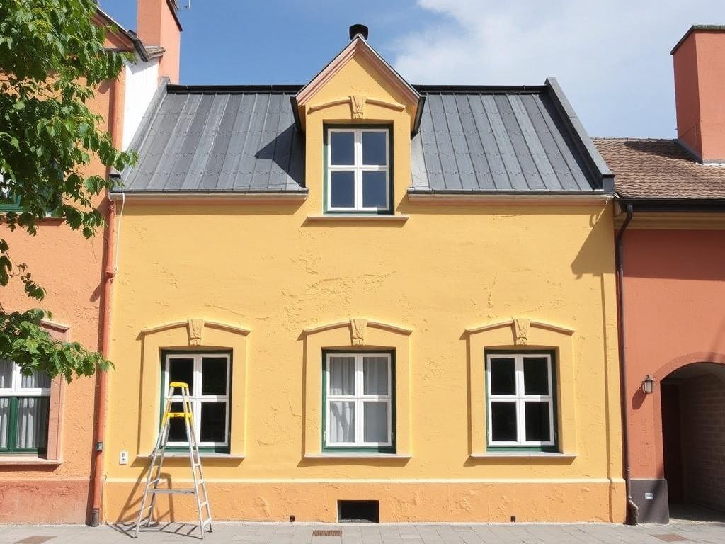 Praktický průvodce k nátěr fasády (Liberec). 4. Postup samotného nátěru