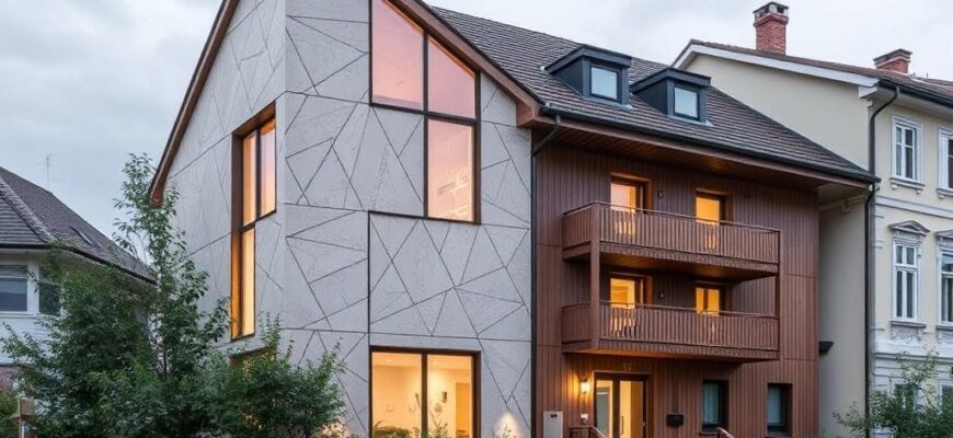 Kreativní nápady pro renovace fasády (Ústí nad Labem)