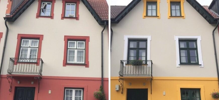 Nejnovější trendy v malování na fasádu (Hradec Králové)