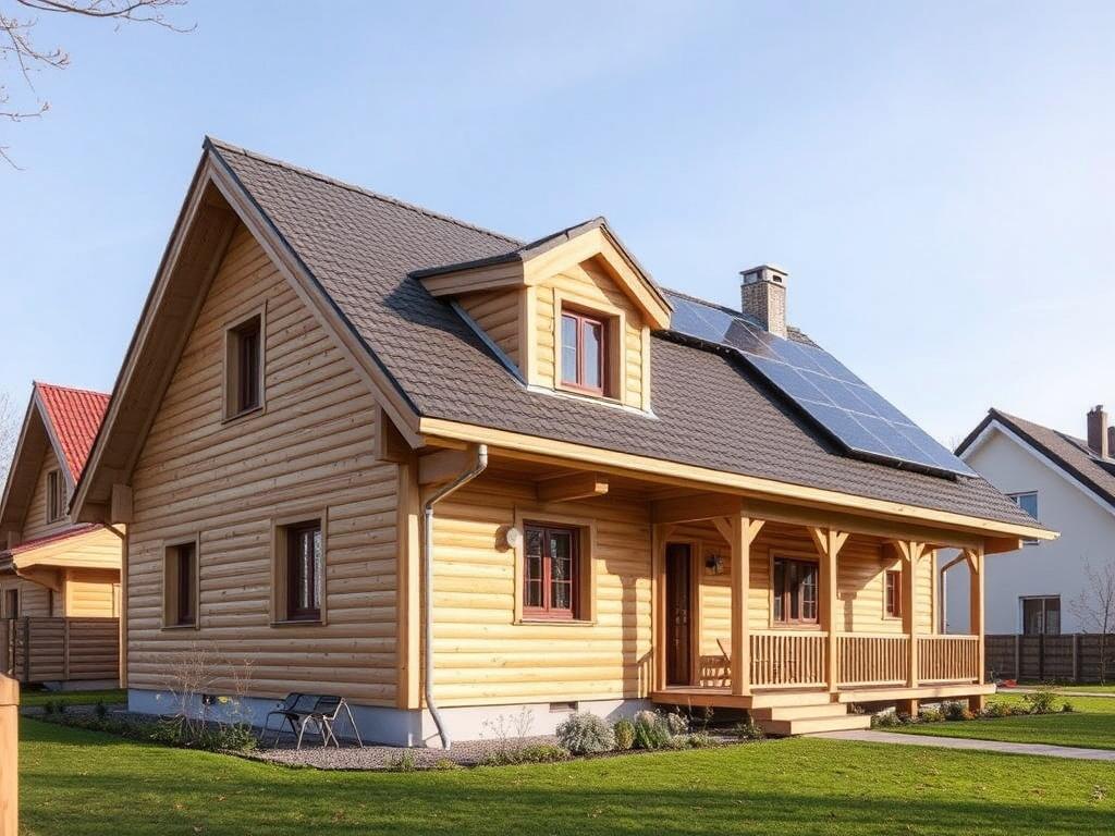 Inspirace pro dřevostavby na klič (Ústí nad Labem). Solární a nízkoemisní řešení pro dřevostavby na klíč