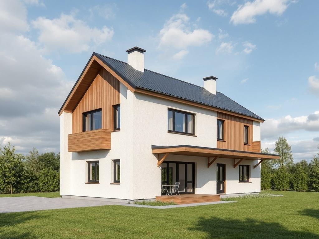 Detailní pohled na novy dum na klíč (Chomutov). Často kladené otázky a mýty