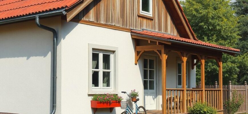 Detailní pohled na malování domů (Chomutov)