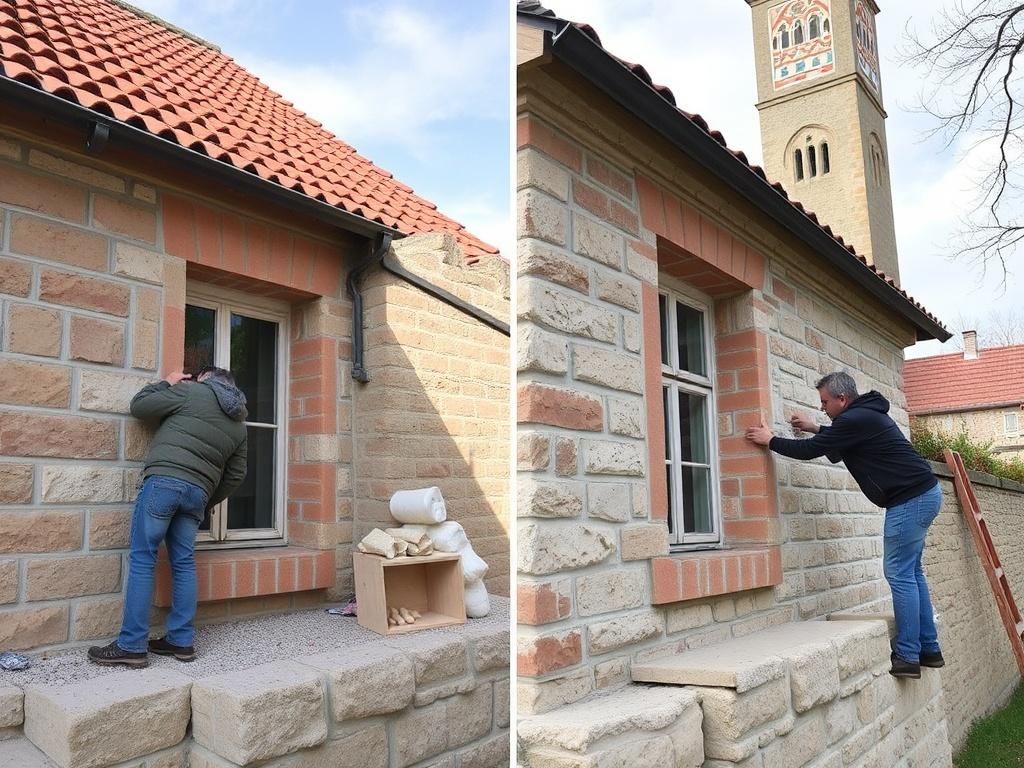 Moderní přístupy k zednické práce (České Budějovice). Srovnání: staré a nové metody v praxi