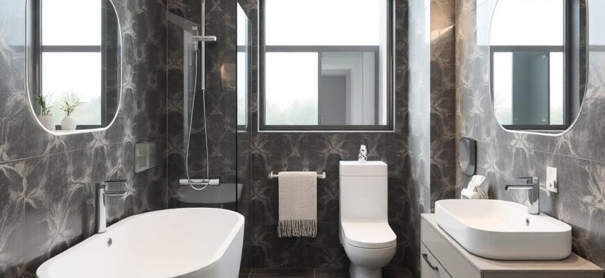 Inovativní řešení v rámci koupelny komplet (Plzeň)