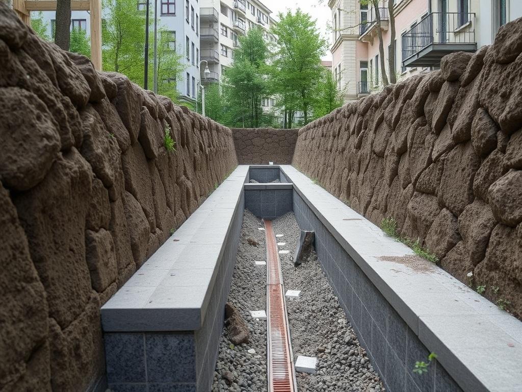 Kreativní nápady pro zakládání staveb (Brno). Podzemní systémy a odvodnění pro městské prostředí