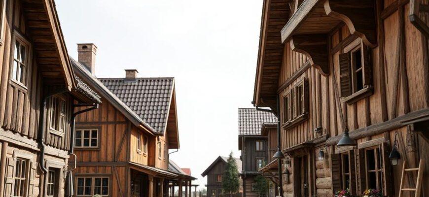 Detailní pohled na dřevodomů na klíč (Jihlava)