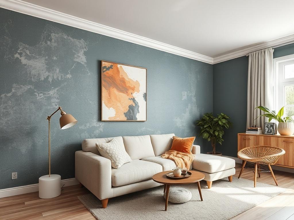 Nejnovější trendy v malování pokojů (České Budějovice). Textury a vizuální dojem: jak vytvořit atmosféru prostoru