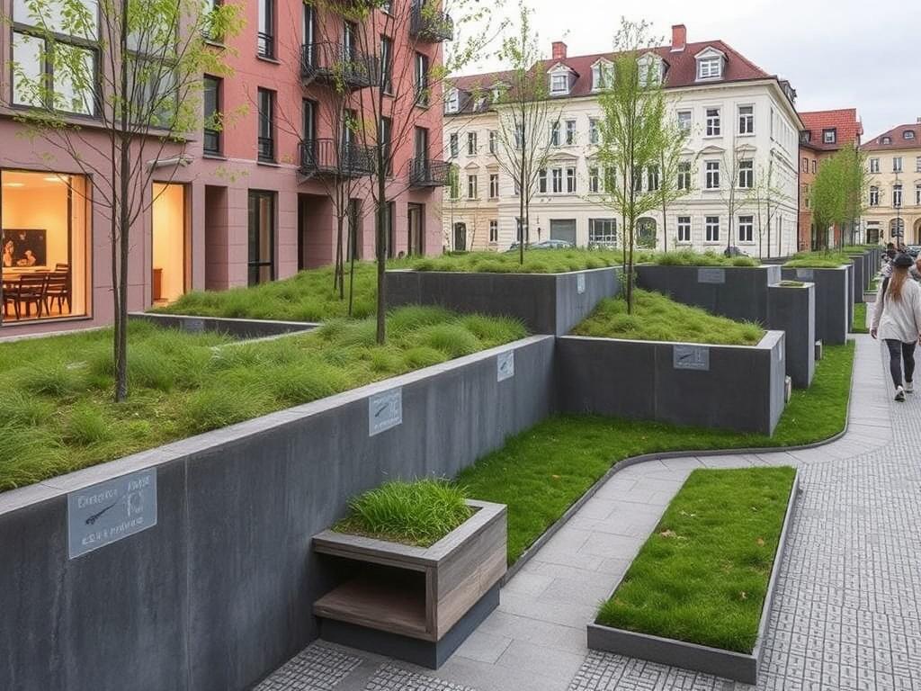 Kreativní nápady pro zakládání staveb (Hradec Králové). Promyšlené využití terénu a propojení s veřejným prostorem
