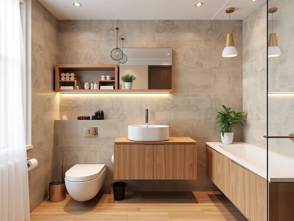 Postupy krok za krokem při rekonstrukci bytového jádra (Děčín). Detaily, které často rozhodují: šikovné řešení úložného prostoru a designu