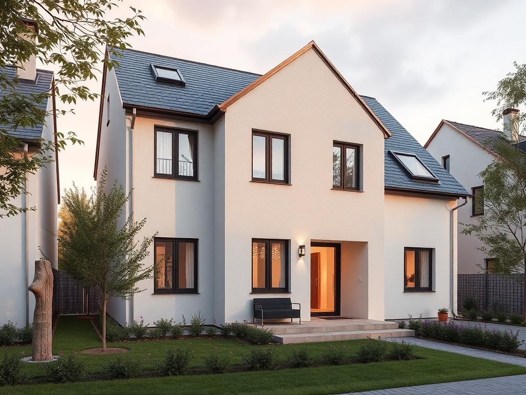 Detailní pohled na novy dum na klíč (Praha). Trendy a budoucnost domu na klíč v Praze Detailní pohled na novy dum na klíč (Praha). Trendy a budoucnost domu na klíč v Praze