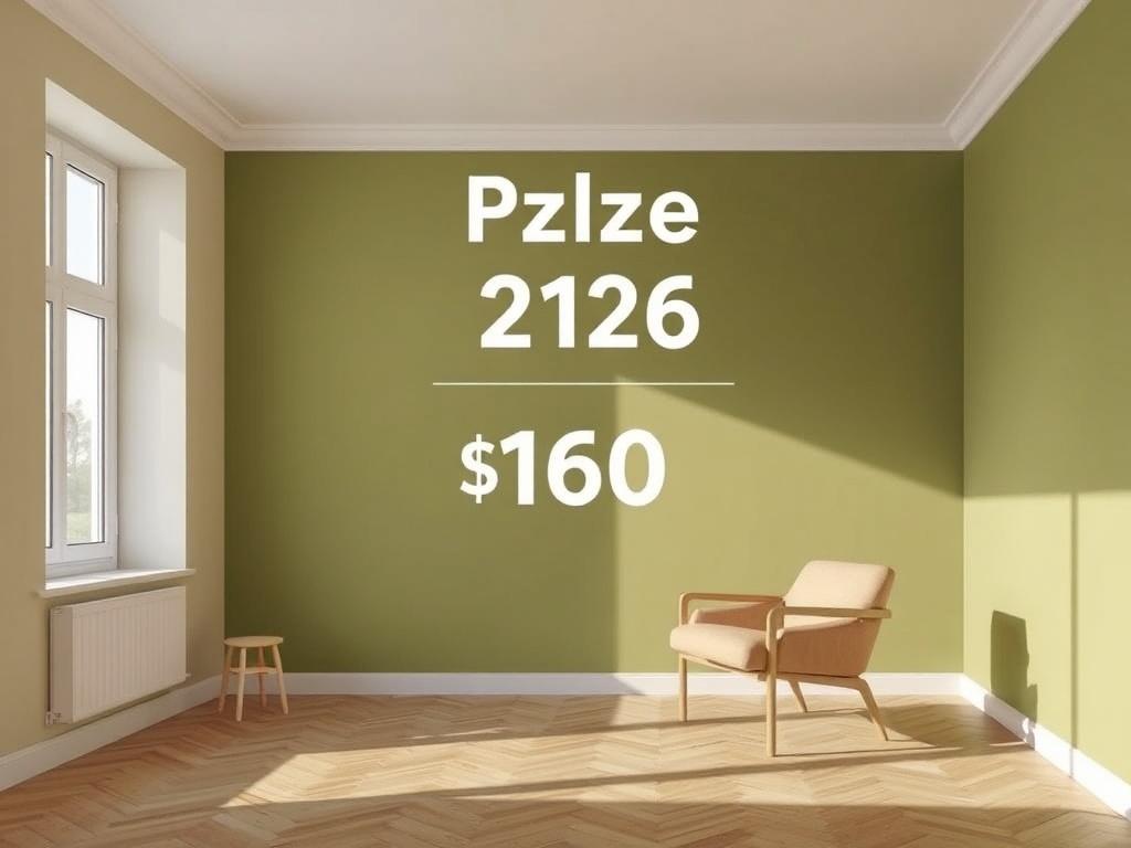 Detailní pohled na cena za malování bytu (Plzeň). Orientace k cenám: orientační rozpětí pro Plzeň