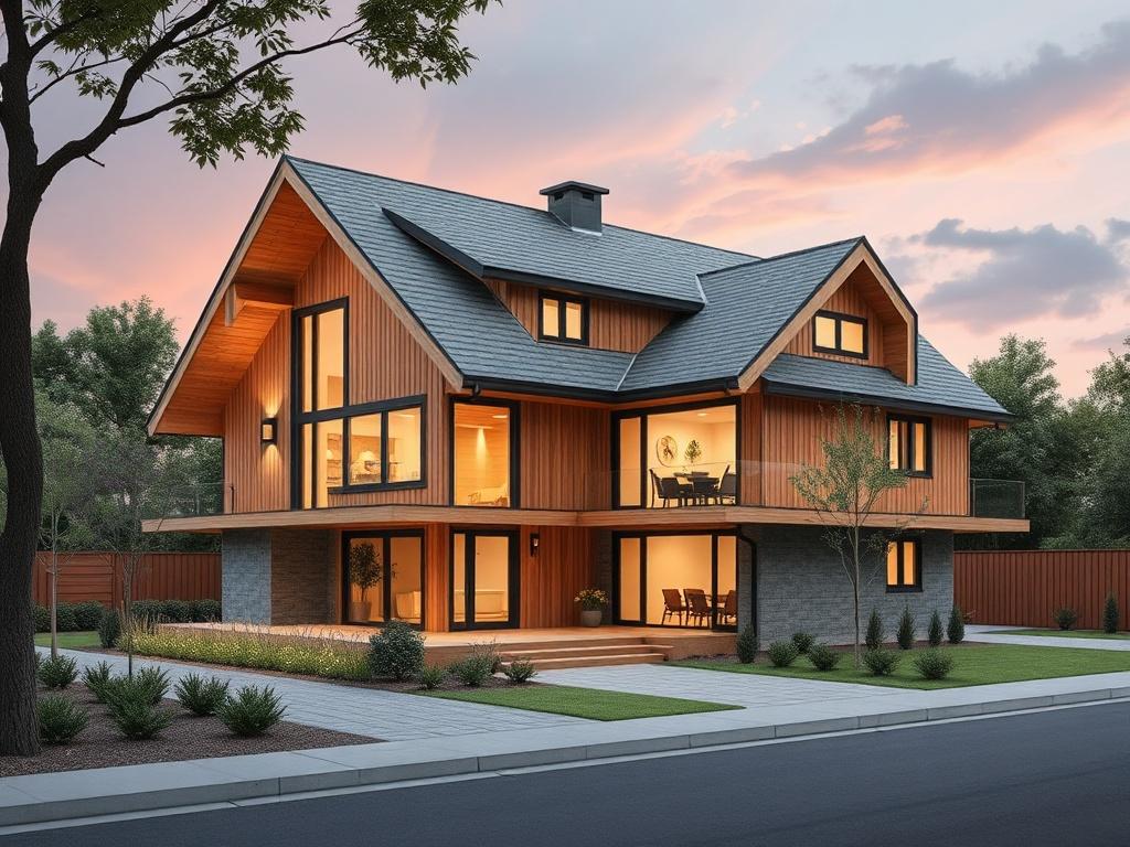 Moderní přístupy k výstavba rodinných domů (Most). Energetická účinnost jako standard