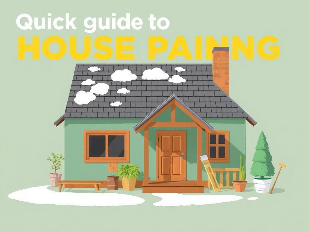 Rychlý návod k malování domů (Kladno). Materiály a nářadí: co budete potřebovat