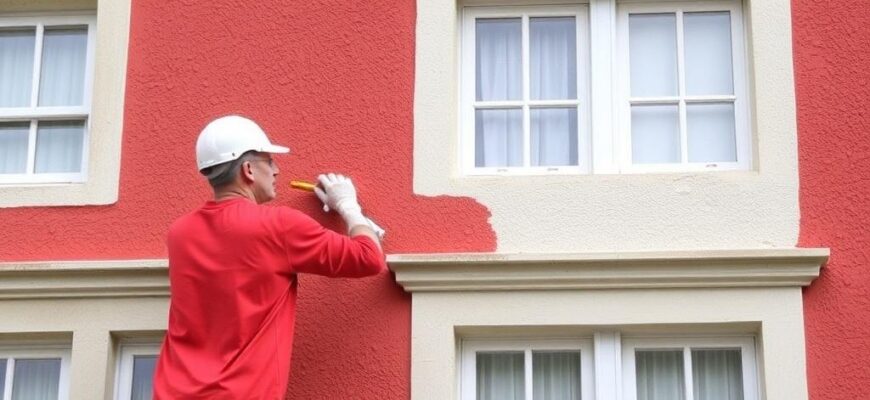 Jak zvládnout nátěr fasády cena práce Most