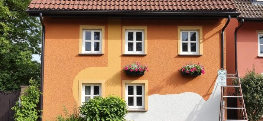 Nátěr fasády: užitečné poznatky o ceně práce v Českých Budějovicích