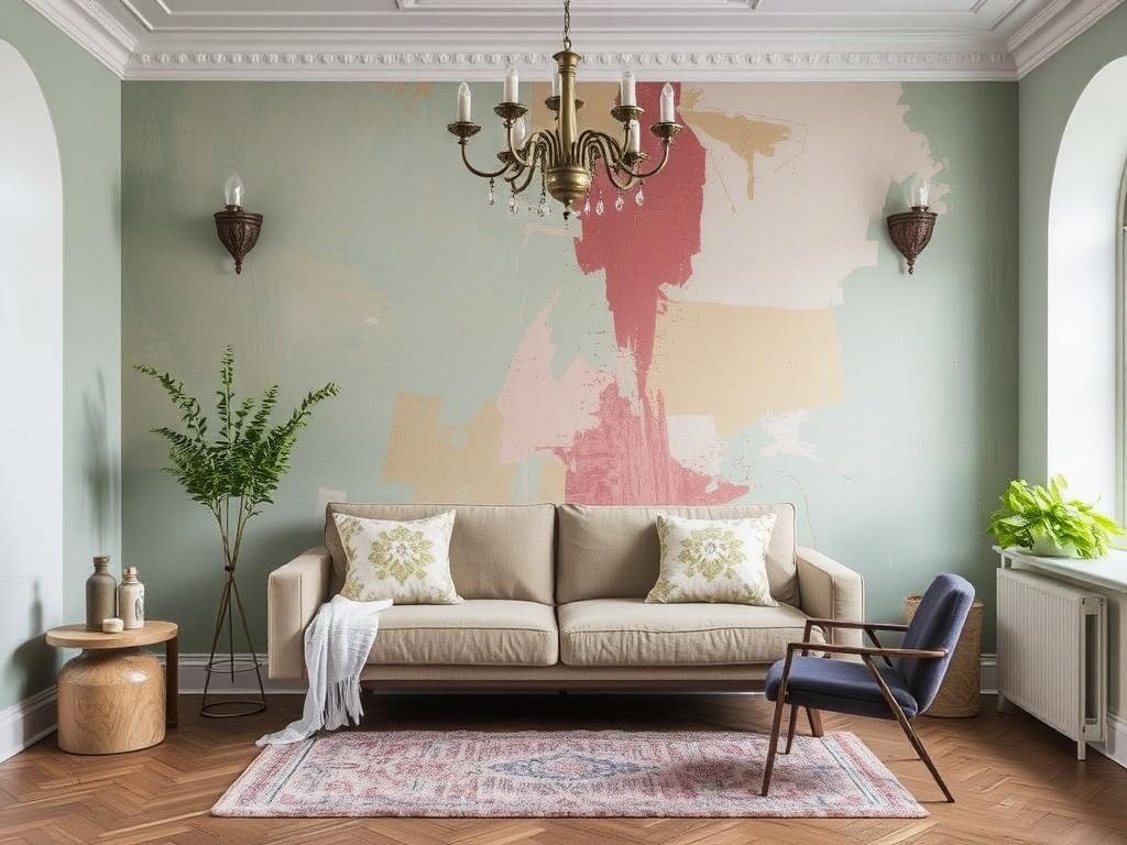 Inspirace pro malování interiéru (Ústí nad Labem). Jak pracovat s texturami a výtvarnými prvky