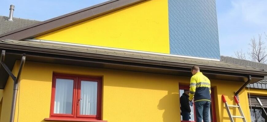 Nátěr fasády v Chomutově: Nejčastější otázky kolem ceny práce