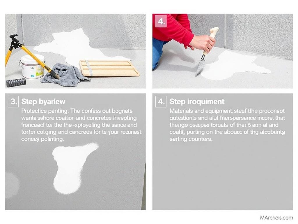 Postupy krok za krokem při nátěr betonu exteriér (Chomutov). Materiály a vybavení Postupy krok za krokem při nátěr betonu exteriér (Chomutov). Materiály a vybavení