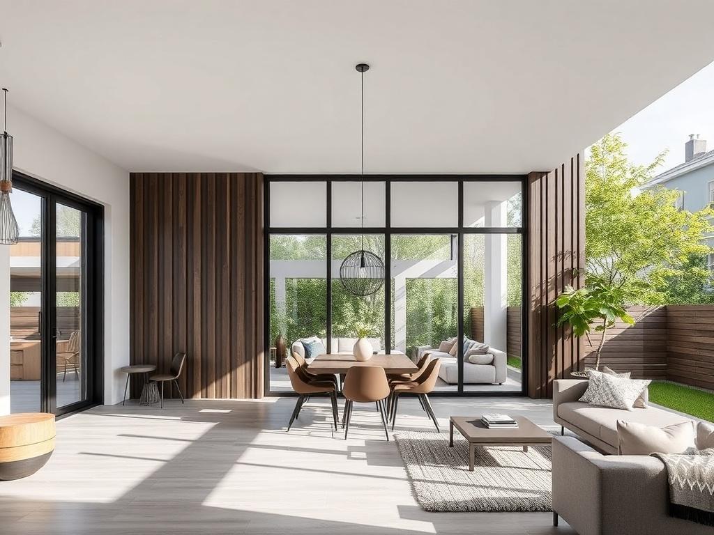 Inspirace pro moderní domy na klíč (Plzeň). Chytré uspořádání: propojené zóny a světlo