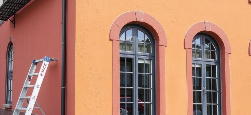 Efektivní tipy pro nátěr fasády: cena práce Ostrava
