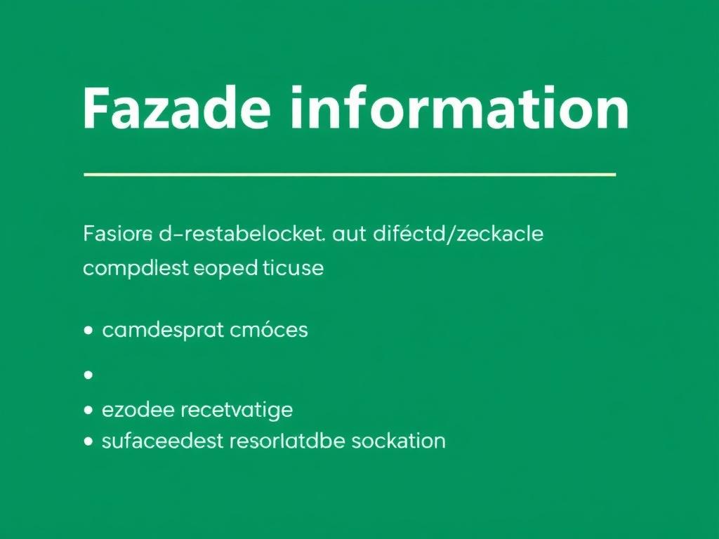 Důležité informace o renovaci fasády cena (Hradec Králové). Rozsah prací