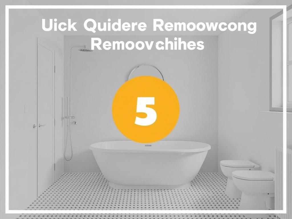 Rychlý návod k rekonstrukci koupelny (Opava). 5. Postup rekonstrukce krok za krokem