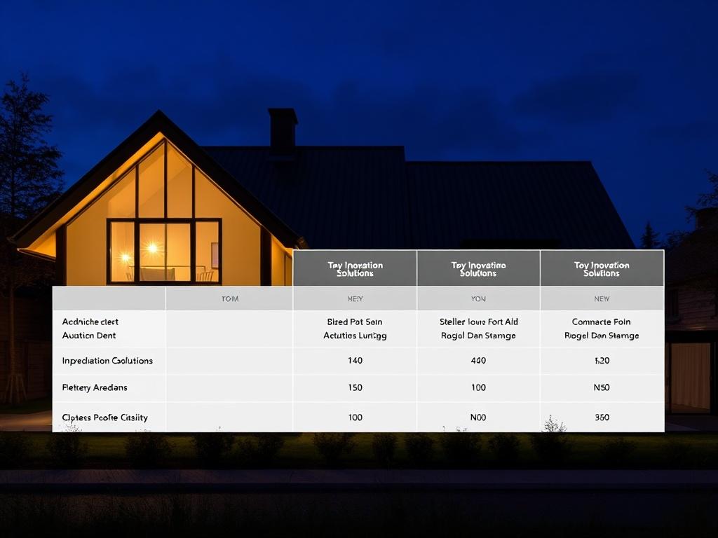 Inovativní řešení v rámci stavební firma domy na klíč (Děčín). Tabulka srovnání: klíčové přínosy inovativních řešení