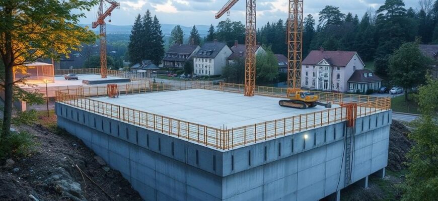 Inovativní řešení v rámci základová deska (Třinec)