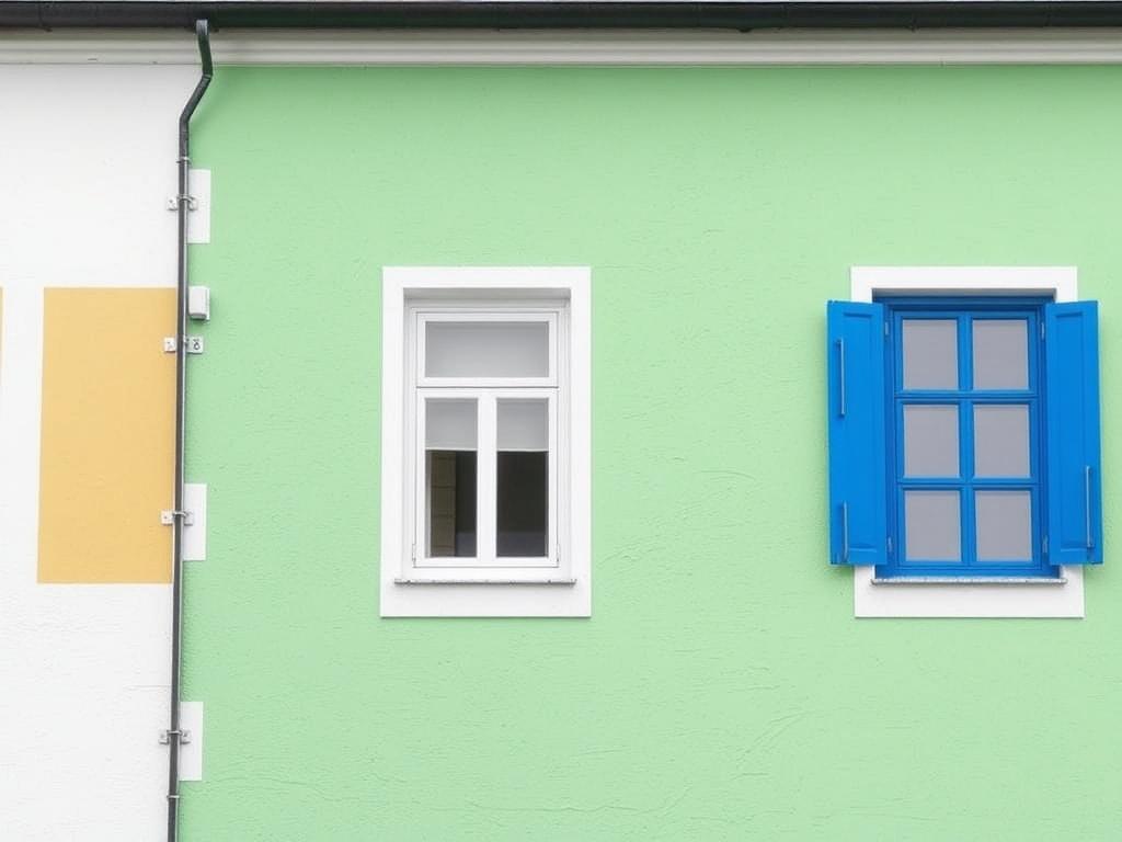Detailní pohled na nátěr fasády cena práce (Mladá Boleslav). Jak připravit fasádu a proč je to důležité pro cenu