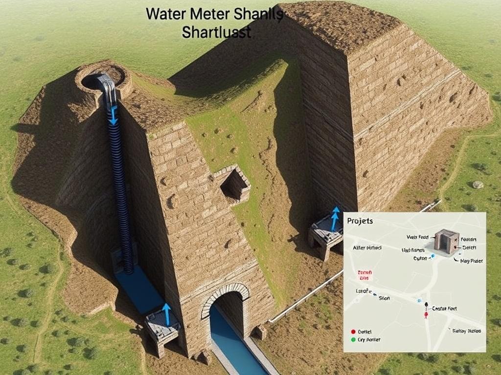 Detailní pohled na vodoměrné šachty (Třinec). Přehled projektů a konkrétní lokalizace v Třinci
