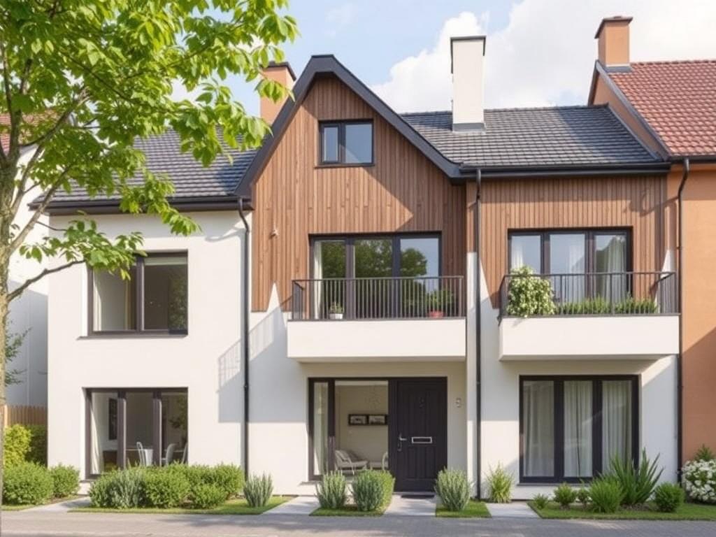 Kreativní nápady pro moderní domy na klíč (Hradec Králové). Architektonické směry pro hravé městské bydlení v Hradci Králové