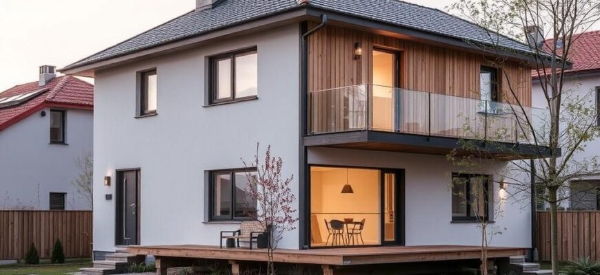 Inovativní řešení v rámci nízkoenergetické domy (Přerov)