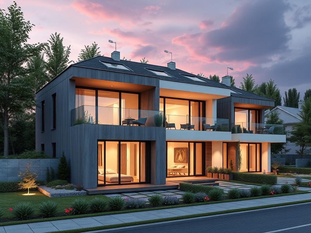 Detailní pohled na luxusní domy na klíč (Prostějov). Trendy a výhled do budoucna