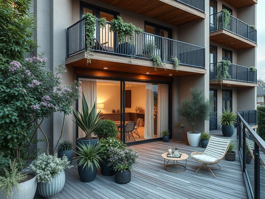 Inspirace pro byty na klíč (Liberec). Nápady pro balkon a exteriér Inspirace pro byty na klíč (Liberec). Nápady pro balkon a exteriér