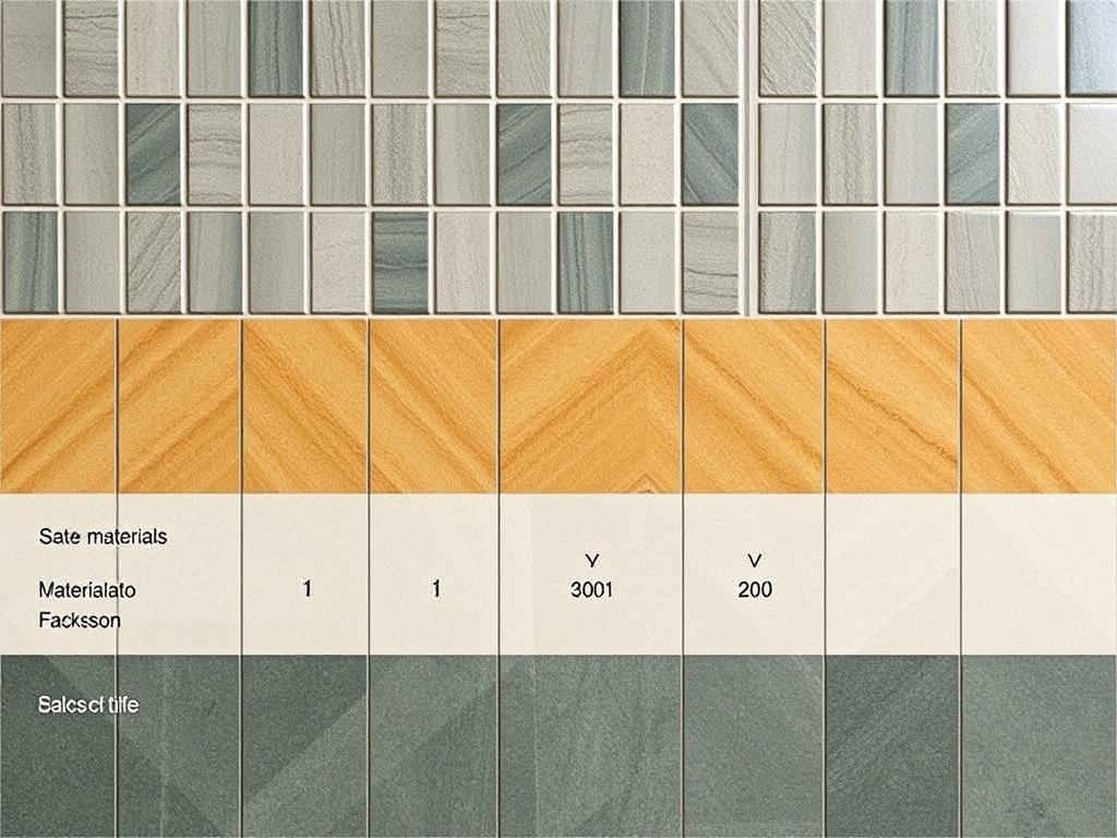 Kreativní nápady pro obkladačské práce (Teplice). Přehled materiálů a technik: tabulka srovnání