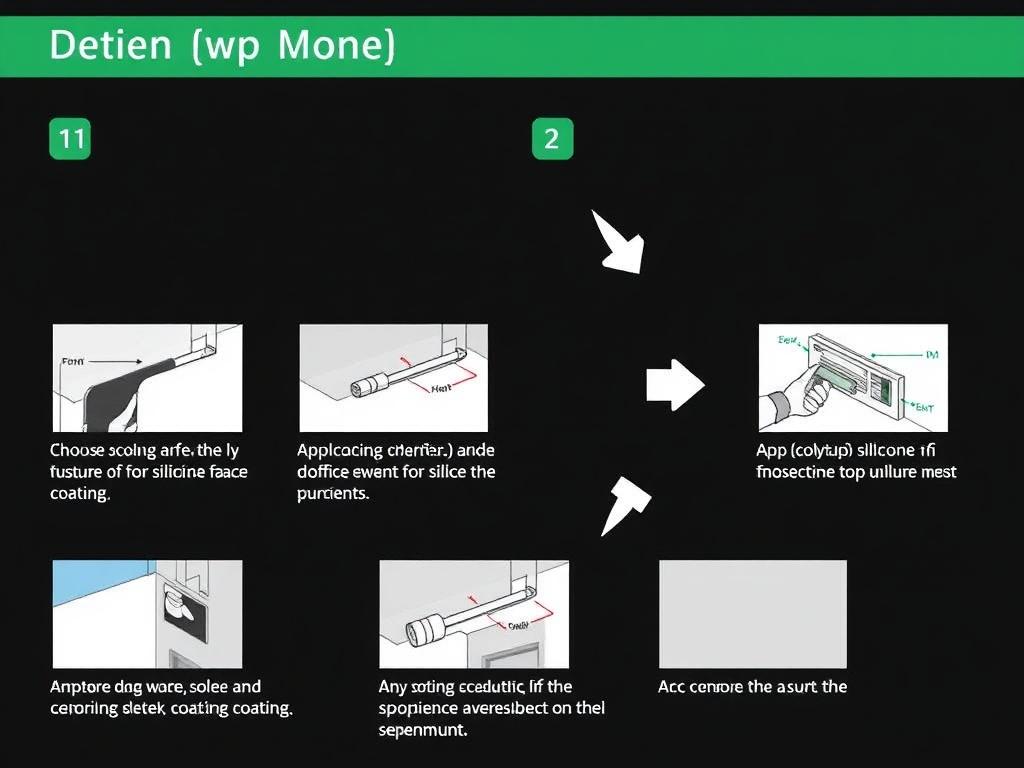 Postupy krok za krokem při silikonový nátěr fasády (Kladno). Krok 6: Aplikace silikonového nátěru fasády