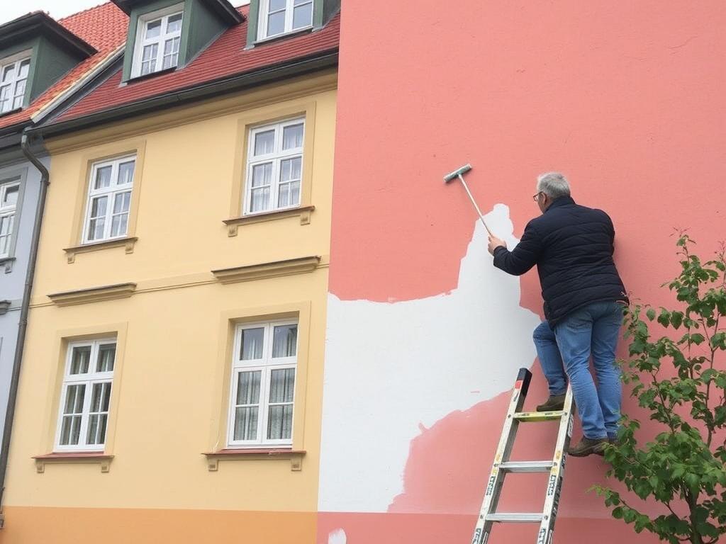 Jak zvládnout malování na fasádu (Pardubice). Osobní zkušenost a konkrétní příběhy