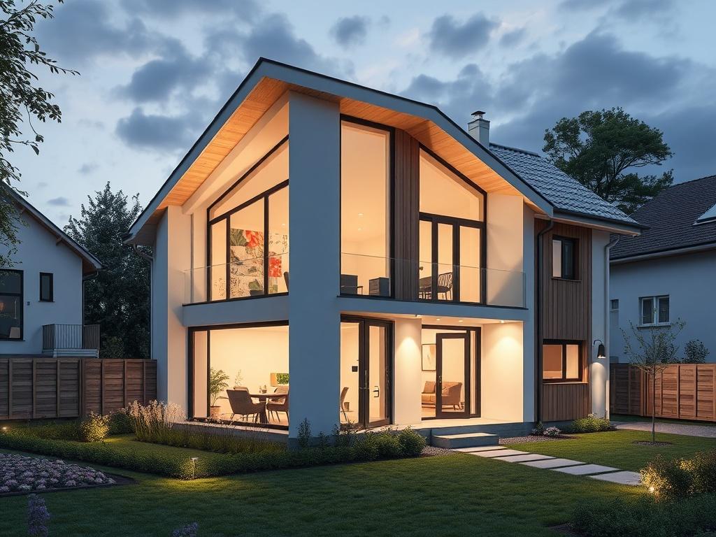 Detailní pohled na moderní dům na klíč (České Budějovice). Jak vzniká moderní dům na klíč v praxi: od myšlenky k hotovému domovu