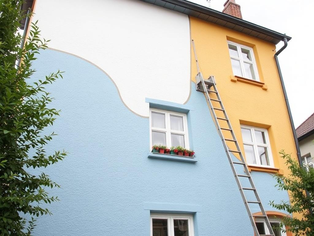 Kreativní nápady pro nátěr fasády cena práce (Teplice). Jak plánovat rozpočet a finanční stránku