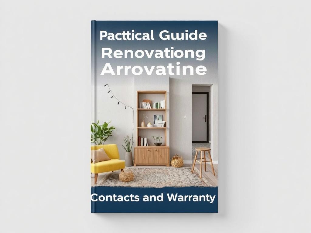 Praktický průvodce k rekonstrukci bytového jádra (Přerov). Podnadpis: Smlouvy a záruky