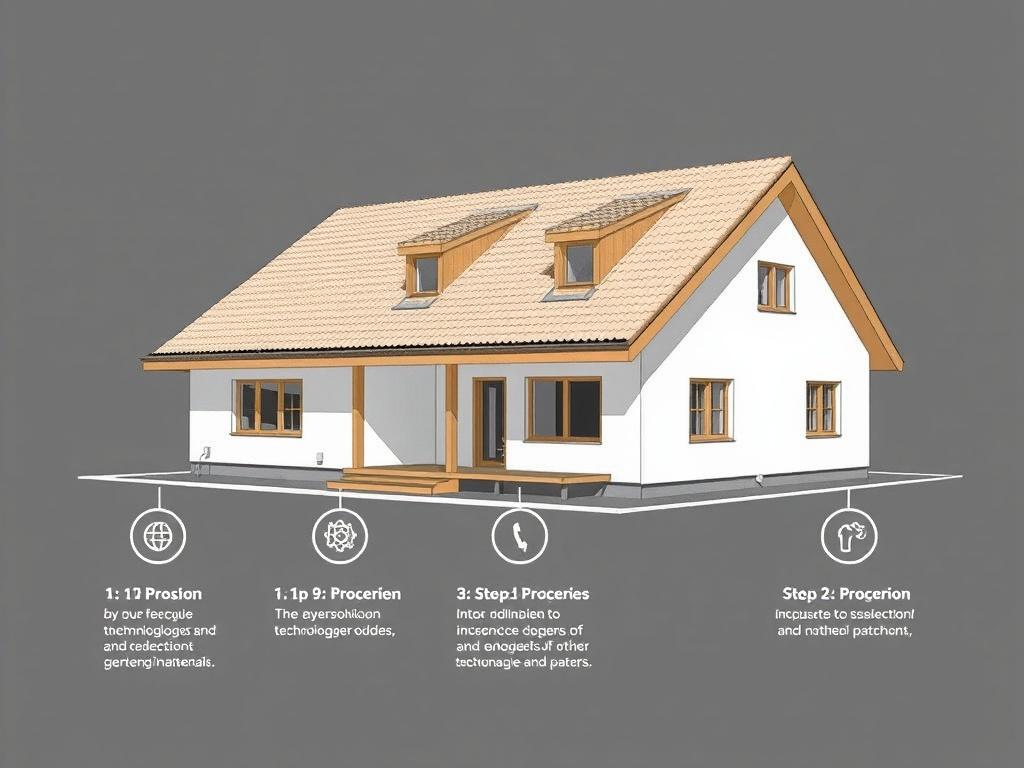 Postupy krok za krokem při domy na klíc (Pardubice). Krok 5: Výběr technologií a materiálů