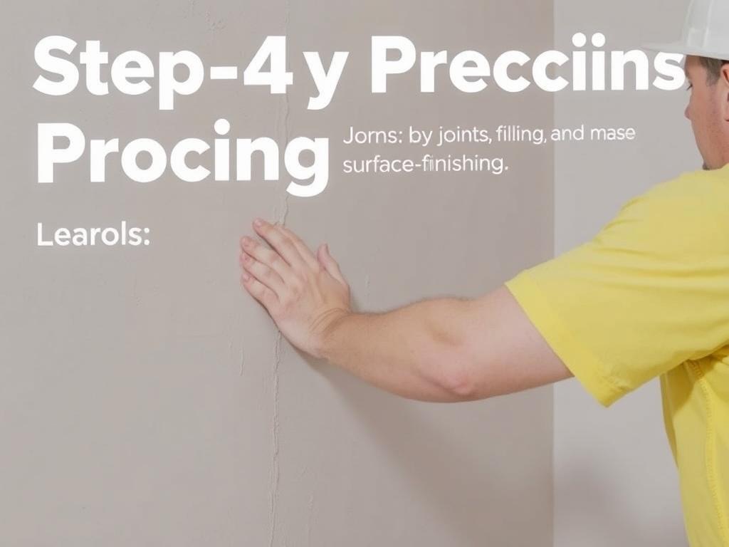 Postupy krok za krokem při cena prací se sádrokartonem (Most). Krok 4: Spoje, tmelení a povrchová úprava