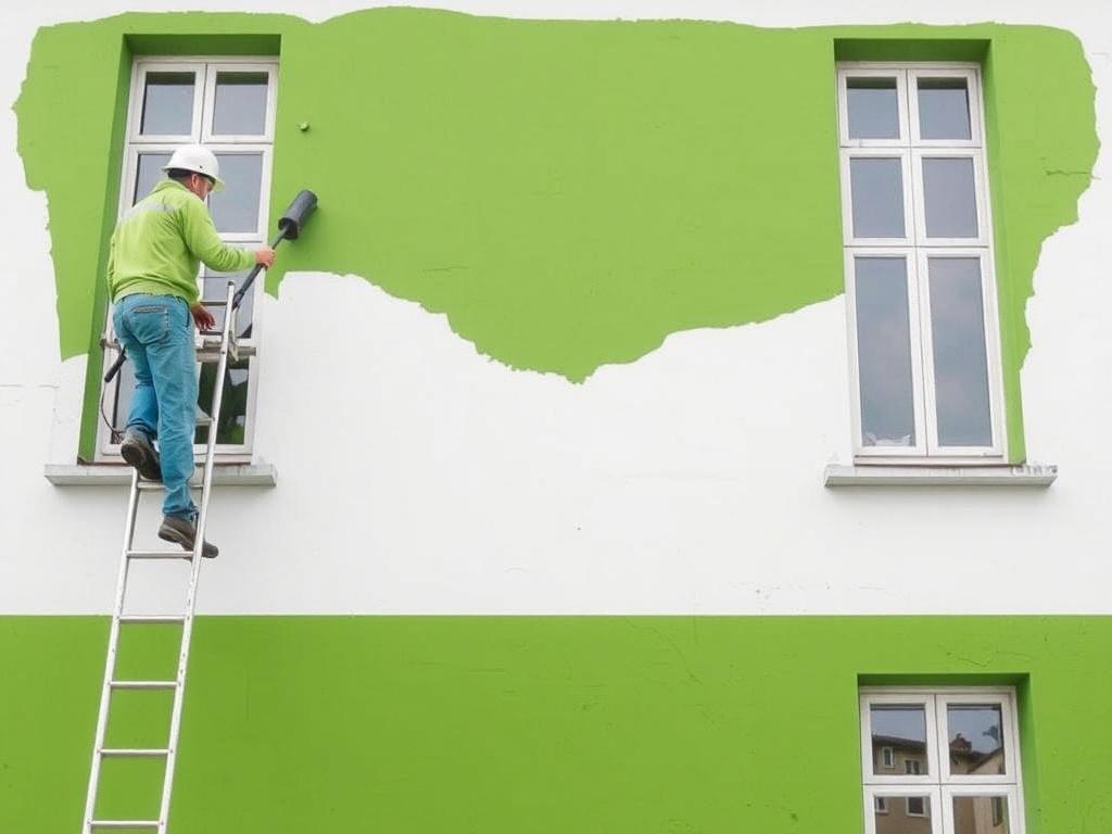Užitečné poznatky o nátěr fasády cena práce (České Budějovice). Co říká zákon a bezpečnost při nátěru fasád