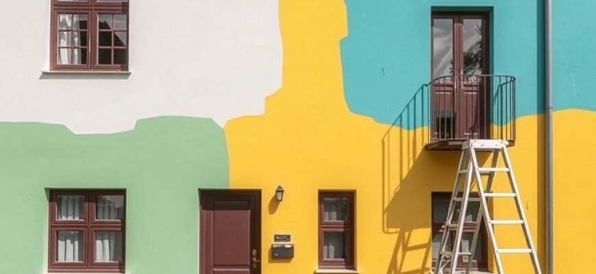 Kreativní nápady pro nátěr fasády a cena práce v Karviné