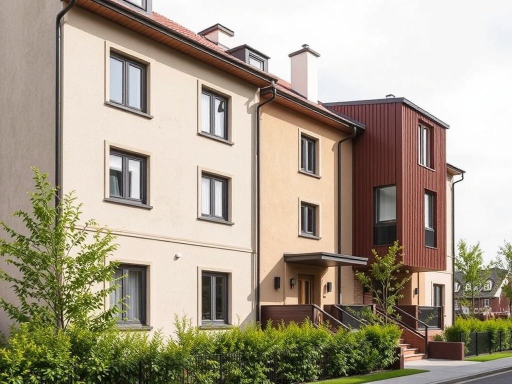 Detailní pohled na dvojdomy na klíč (Praha). Výzva k akci: inspirujte se a získejte více informací