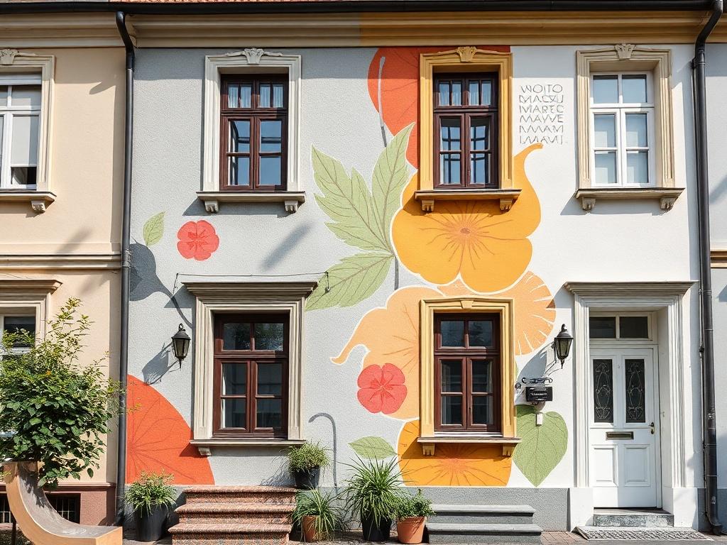 Kreativní nápady pro venkovní nátěr fasády (Praha). Kreativní prvky pro konkrétní domy v Praze Kreativní nápady pro venkovní nátěr fasády (Praha). Kreativní prvky pro konkrétní domy v Praze