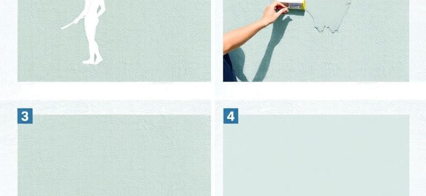 Postupy krok za krokem při malování na venkovní zeď Opavy