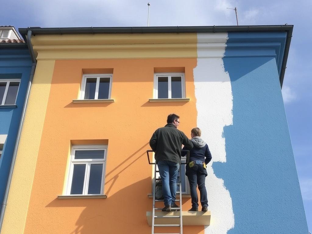 Inovativní řešení v rámci malování na fasádu (Přerov). Praktické zkušenosti z terénu: z Přerova do publika