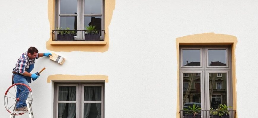 Postupy krok za krokem při nátěr fasády cena (České Budějovice)